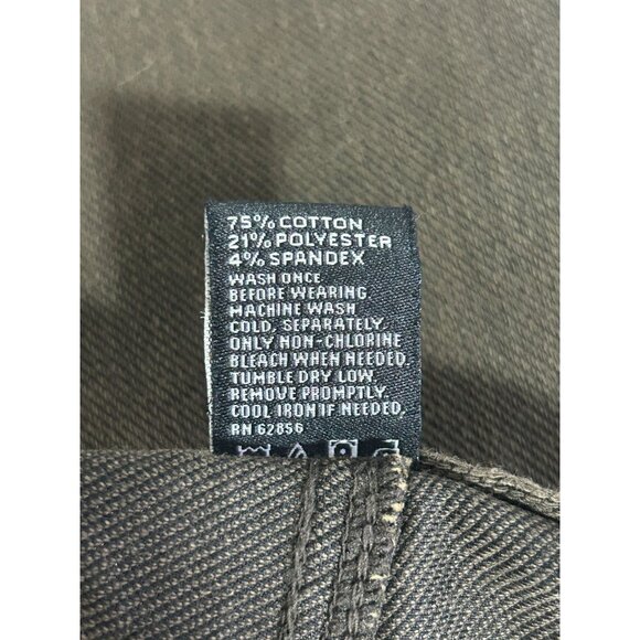 Hue Women's Ankle Length Denim Look Jegging in Brown - Sz XS - Picture 4 of 4